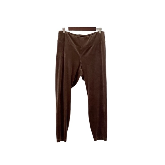 Pure Jill 2 Piece Plush Lounge Legging Top Set Size XL Brown - Picture 2 of 12